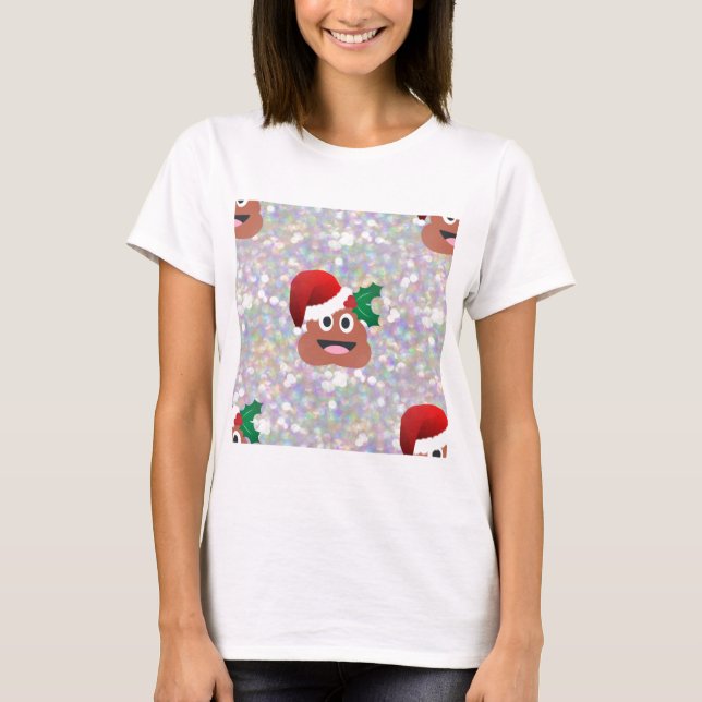 Camiseta santa claus emoji (Anverso)
