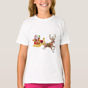 Camiseta Santa Claus en trineo