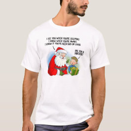 Camiseta Santa Claus es un hacker