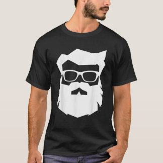 Camiseta SANTA CLAUS FACE Gafas de sol con barba navideña