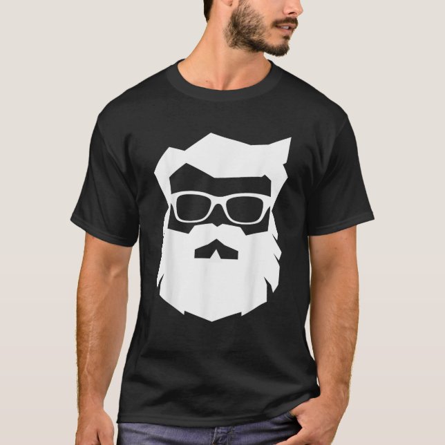 Camiseta SANTA CLAUS FACE Gafas de sol con barba navideña (Anverso)