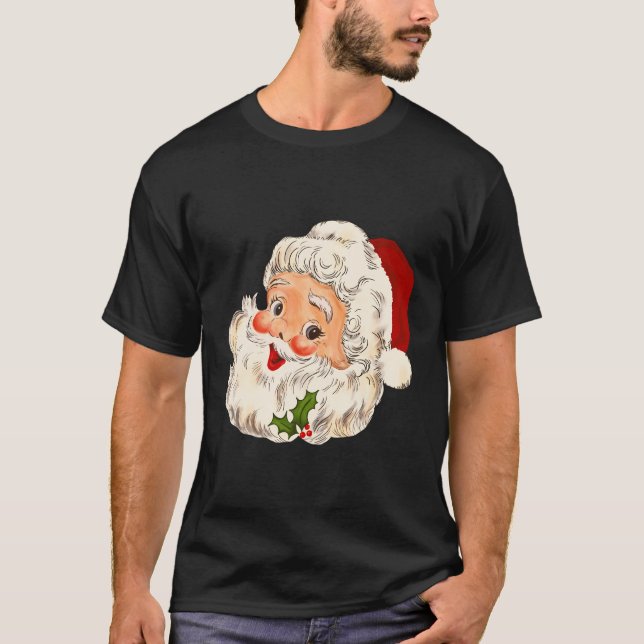 Camiseta Santa Claus Face Santa Claus (Anverso)
