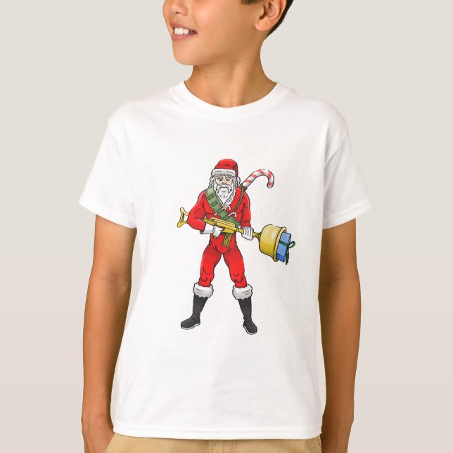 Camiseta Santa Claus Feliz Navidad Parte 2 (Anverso)