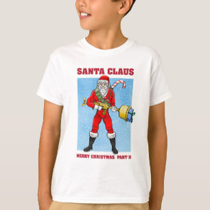 Camiseta Santa Claus Feliz Navidad Parte 2