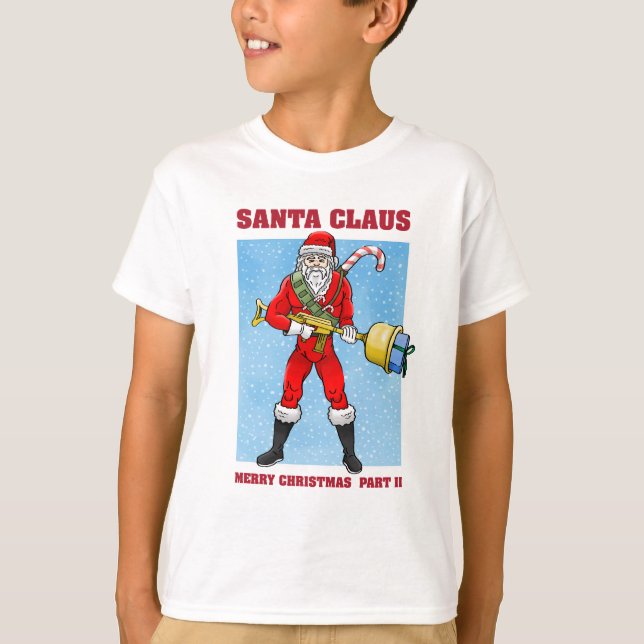 Camiseta Santa Claus Feliz Navidad Parte 2 (Anverso)