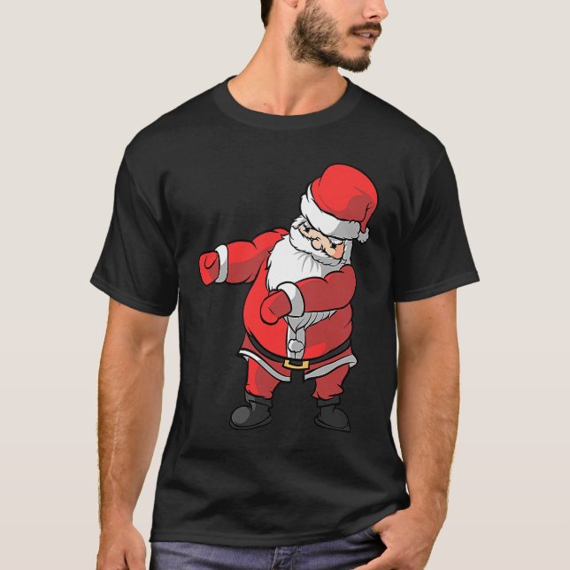 Camiseta Santa Claus Floss Kids Chicas a los Navidades (Anverso)