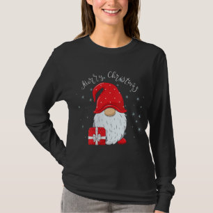 Camiseta Santa Claus Garden Gnome Chica de los chicos navid