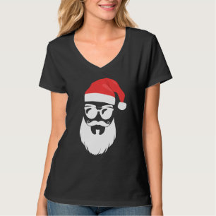 Camiseta Santa Claus Gorra gafas de sol barba Santa Ugly Ch