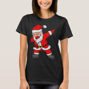 Camiseta Santa Claus haciendo Dab Navidad Niños Niñas Dab