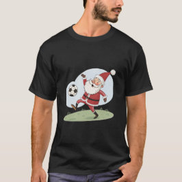 Camiseta Santa Claus in Action: Playing Christmas Soccer
