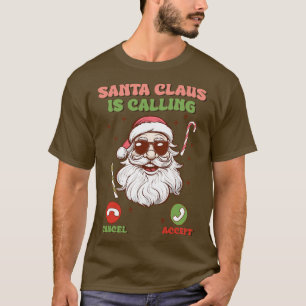 Camiseta Santa Claus llama