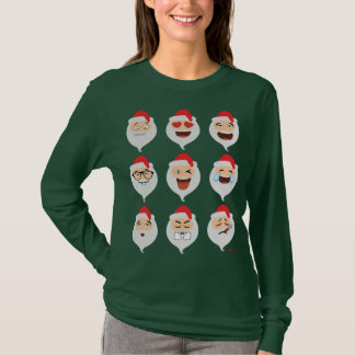 Camiseta Santa Claus: Los Navidades asiáticos de Emojis son