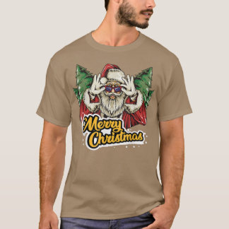 Camiseta Santa Claus Merry Christmas Ugly Christmas Christm