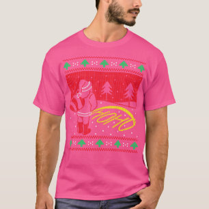 Camiseta Santa Claus Peeing Ho Ho Navidades feos suecos
