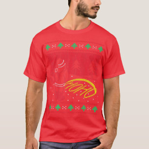 Camiseta Santa Claus Peeing Ho Ho Snow Funny Christmas 