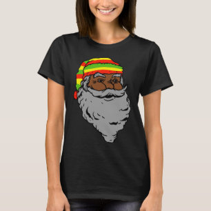 Camiseta Santa Claus Rasta Gorras Navidades Rastafarian Reg
