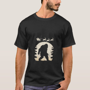 Camiseta Santa Claus Reno Bigfoot Sasquatch Cool Christ
