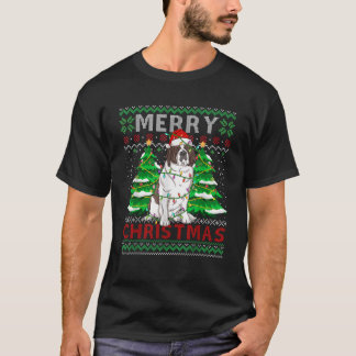Camiseta Santa Claus Saint Bernard Dueños de perros Feo Chr