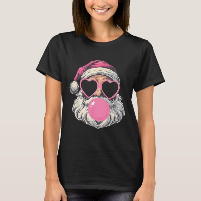 Camiseta Santa Claus Sungles Navidades Navidad Familia Paja (Anverso)