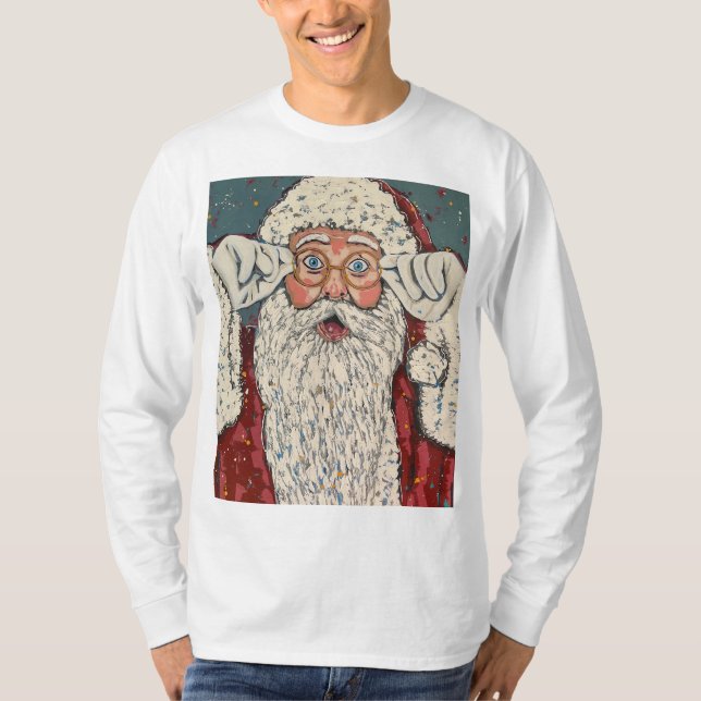 Camiseta Santa Claus Surprised (Anverso)