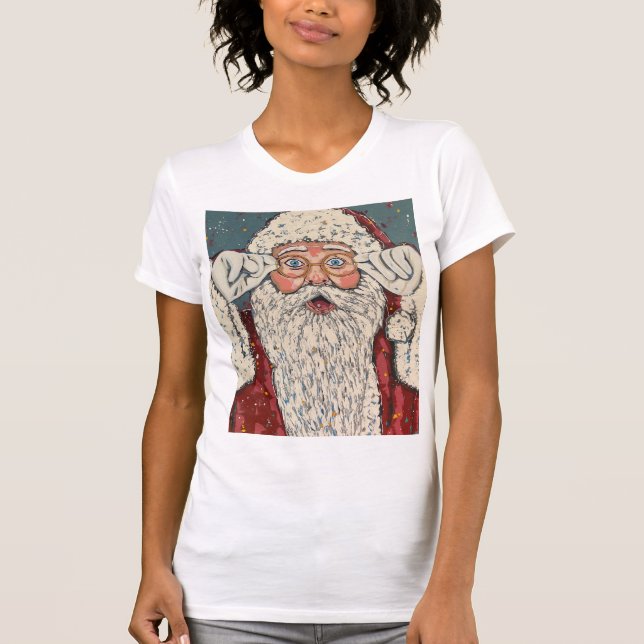 Camiseta Santa Claus Surprised (Anverso)
