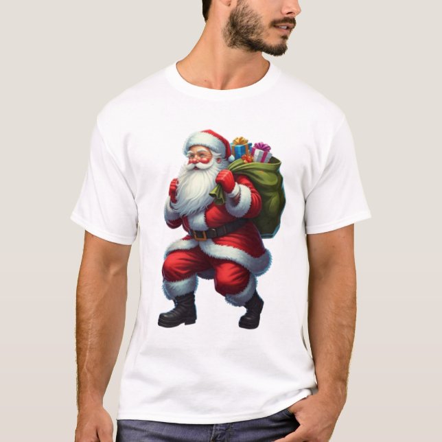 Camiseta Santa Claus tiene sorpresas (Anverso)
