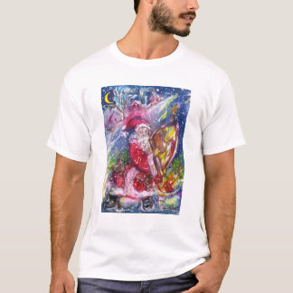 Camiseta SANTA CLAUS TOCANDO LA NOCHE DE LOS Navidades musi
