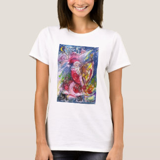 Camiseta SANTA CLAUS TOCANDO LA NOCHE DE LOS Navidades musi