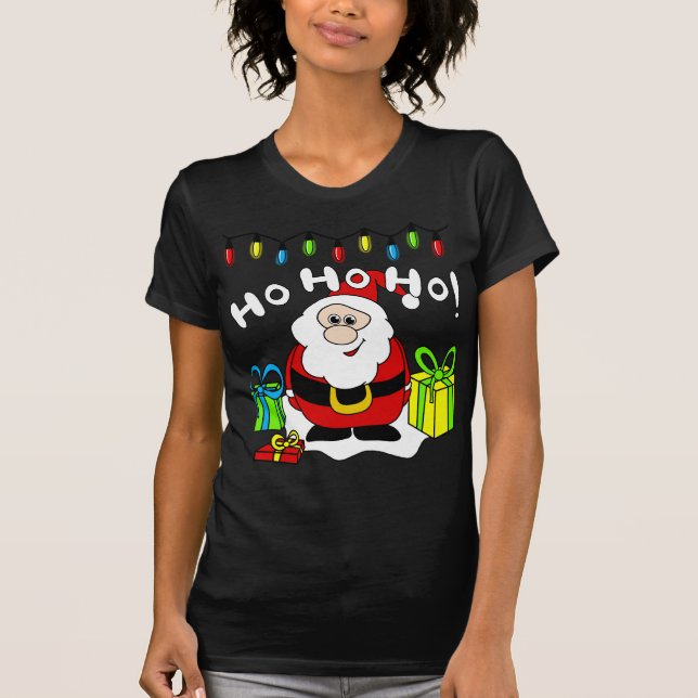Camiseta Santa Claus - transparente (Anverso)