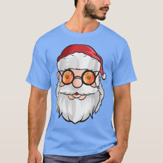 Camiseta Santa Claus Usa Gafas De Sol Para Navidades En Ju