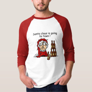 Camiseta Santa Claus va a la ciudad