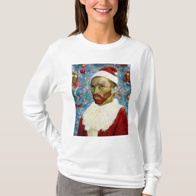 Camiseta Santa Claus, Van Gogh (Anverso)