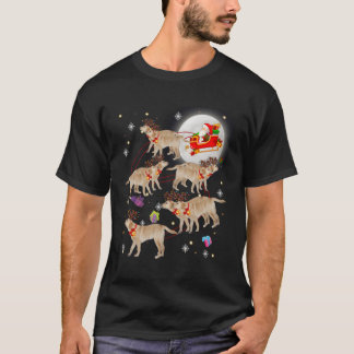Camiseta Santa Claus viajando en Labrador Navidad pijamas p