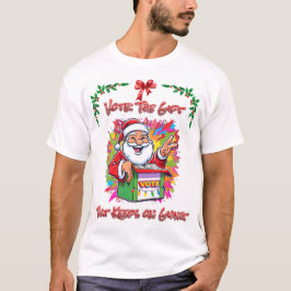 Camiseta Santa Claus - VOTO DE REGALO DE Navidades