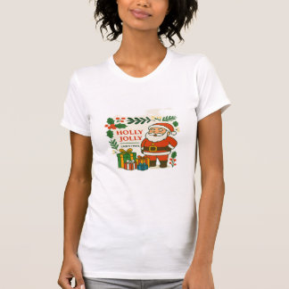 Camiseta Santa Clause Holly Jolly T-Shirt