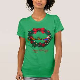 Camiseta Santa Cláusula de Navidades de vacaciones