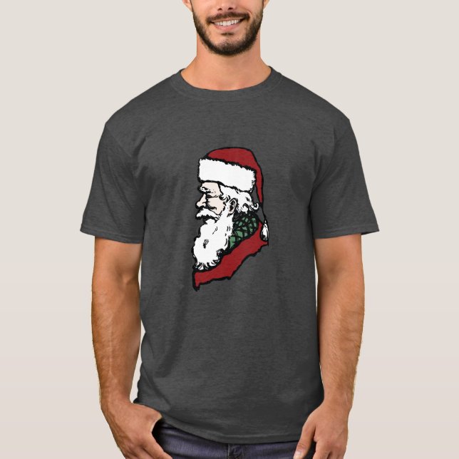 Camiseta Santa Cláusula de perfil lateral (Anverso)