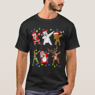 Camiseta Santa Colección de Dabbing Feliz Cos de Navidad
