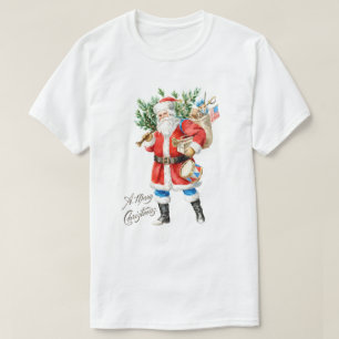 Camiseta Santa con juguetes y tambor