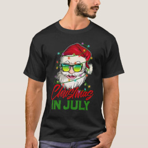 Camiseta Santa Con Luces De Sol En El Verano De Julio