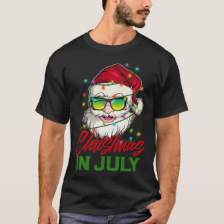 Camiseta Santa Con Luces De Sol En El Verano De Julio