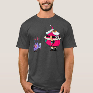 Camiseta santa con retro