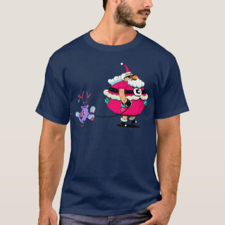Camiseta santa con retro