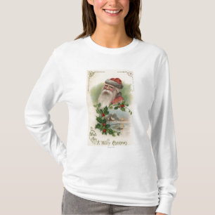 Camiseta Santa con una escena del lago