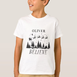Camiseta Santa cree que los Navidades son negros tradiciona