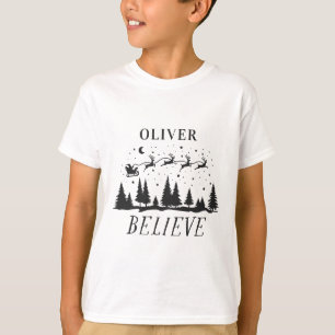 Camiseta Santa cree que los Navidades son negros tradiciona