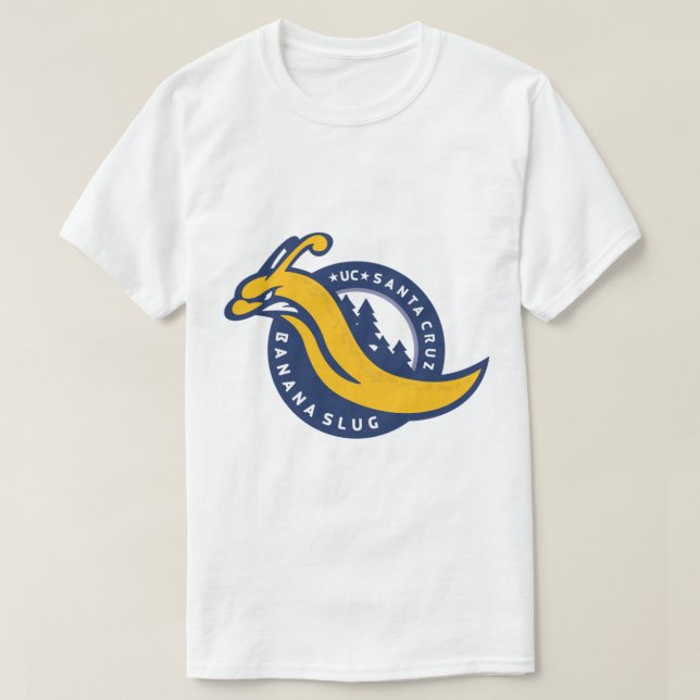 Camiseta santa cruz banana slugs (Diseño del anverso)