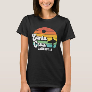 Camiseta Santa Cruz Beach California Vintage Retro Surfer M