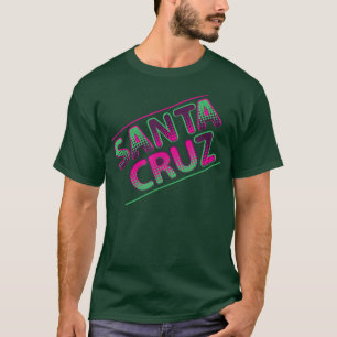 Camiseta Santa Cruz Beach Ocean Surf California Waves Vacat