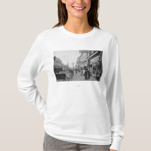 Camiseta Santa Cruz, CA - mirada pacífica de la avenida